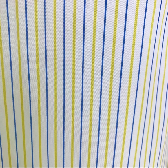 Massimo Dutti V Back Striped Bell Sleeve Top 6 NWT - Picture 8 of 13